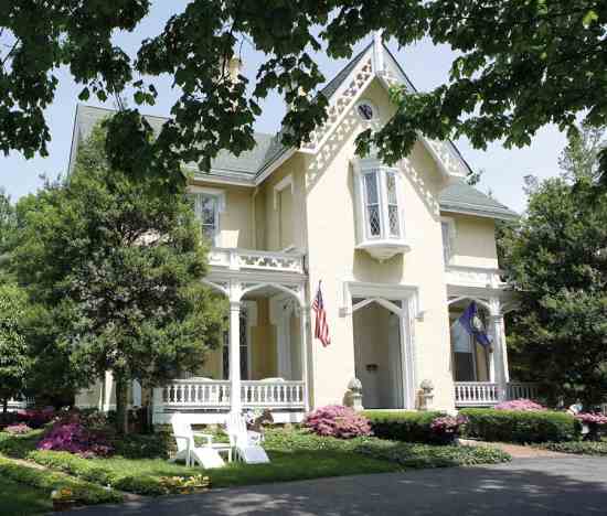The Inn at Woodhaven is a renovated 1853 mansion.